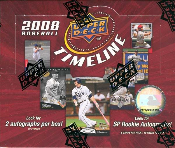 2008 UD Timeline Baseball Blowout Cards Forums
